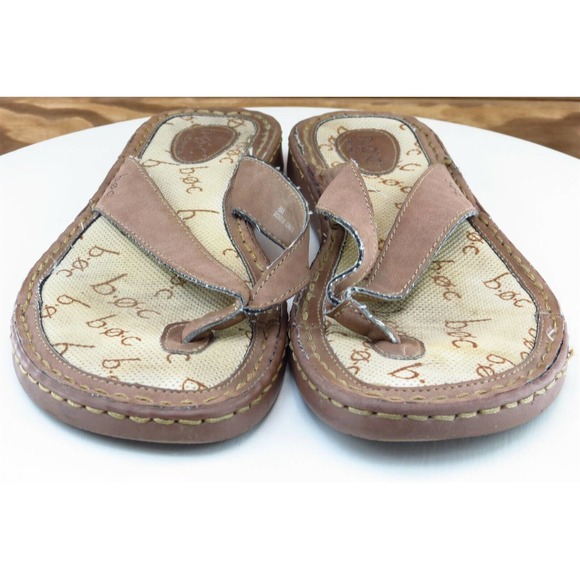 Born Concept Sz 8‎ M Brown Flip Flop Synthetic Women Sandals - Picture 2 of 8